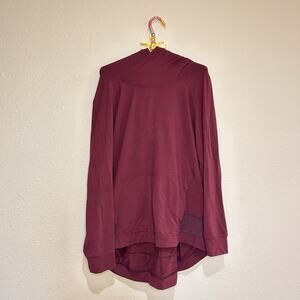 Lululemon Starting Place Hoodie‎ Women’s Size 12 Garnet Red Pullover